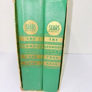 1947 Sears Kenmore Cook Book Set Vintage